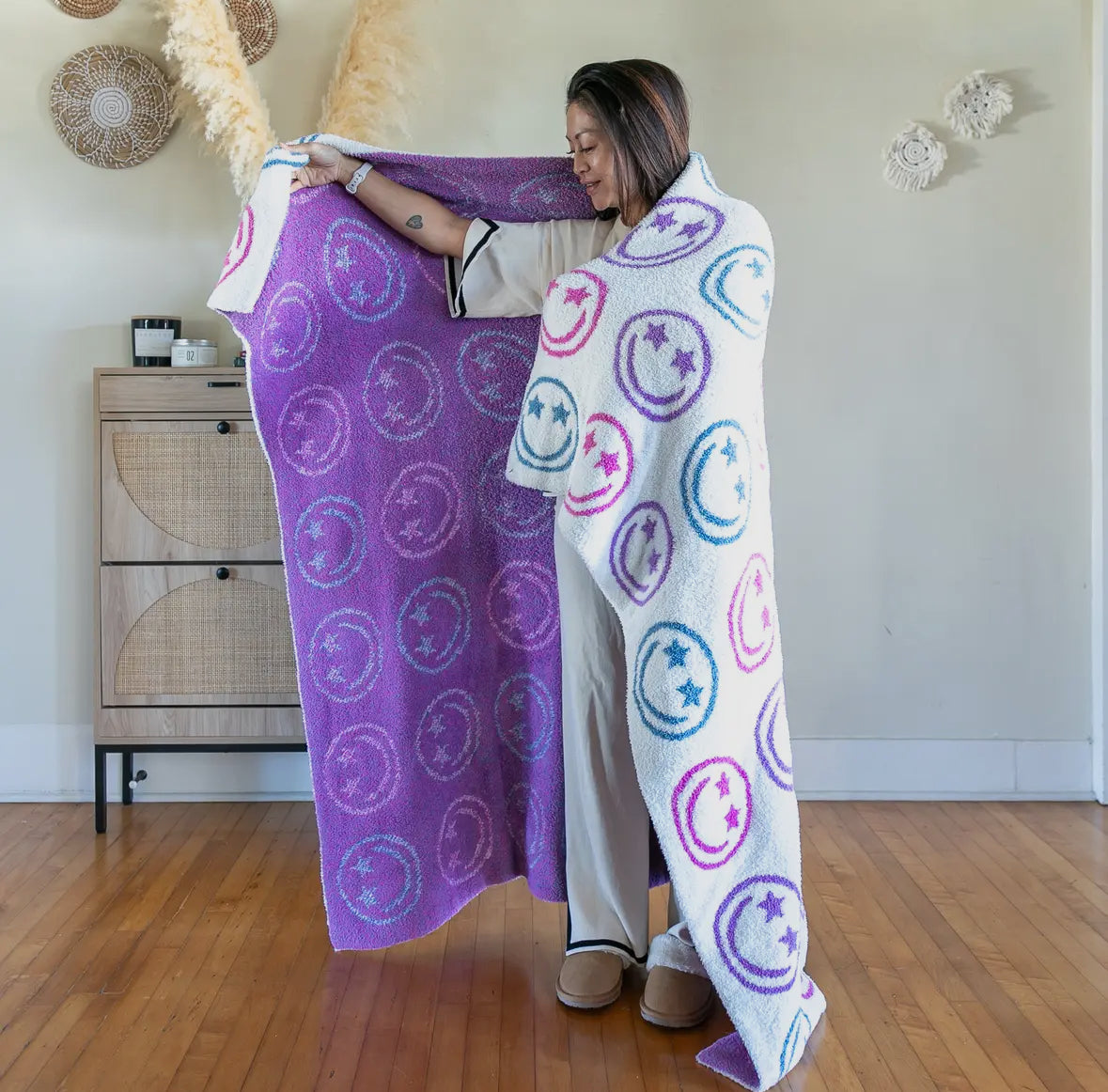Smiley Cozy Blanket