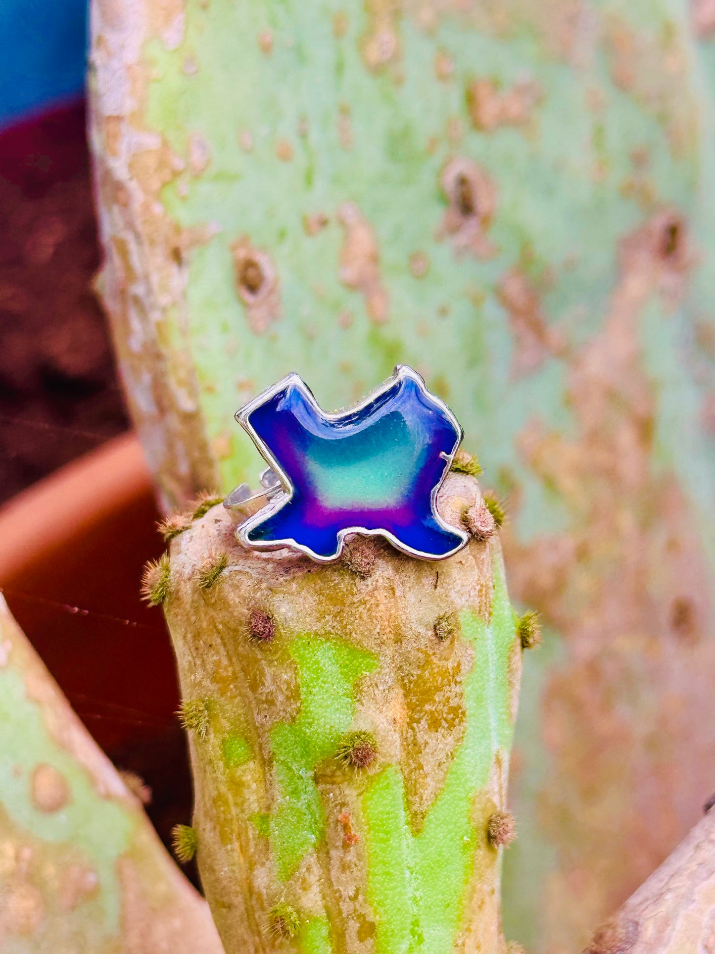 Texas Shaped Mood Ring