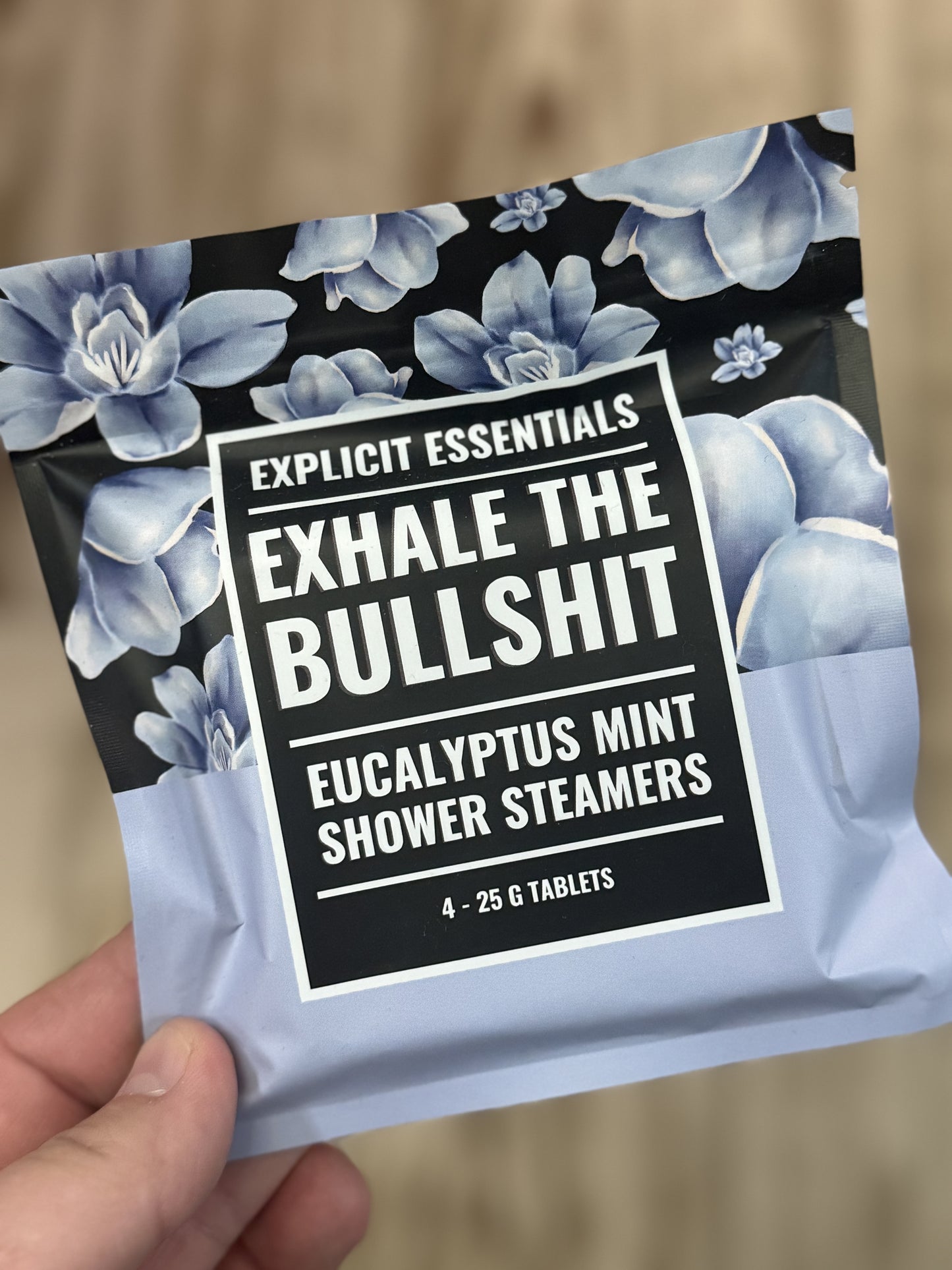 Exhale the Bullshit Shower Steamers
