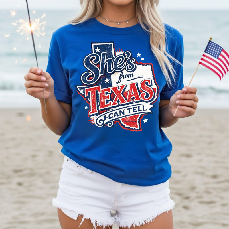 She’s From Texas (RWB) Tee