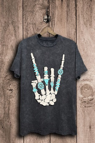 Rock On Turquoise Tee