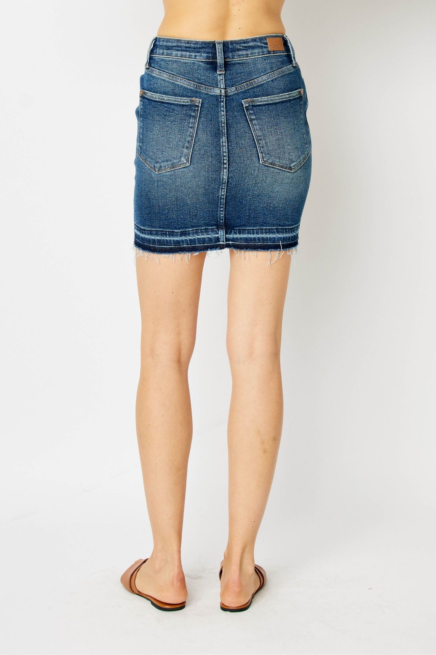 Judy Blue Tummy Control Denim Skirt