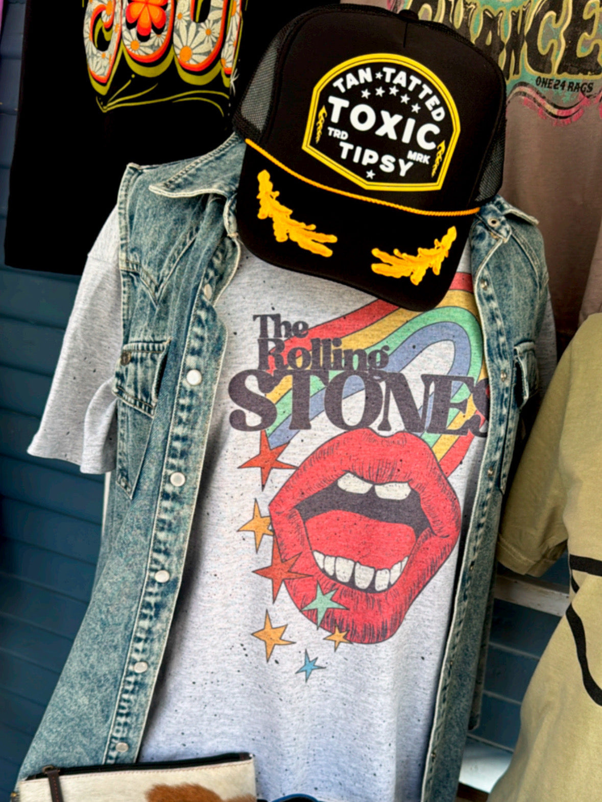 Tan Tatted Toxic Tipsy Trucker Hat