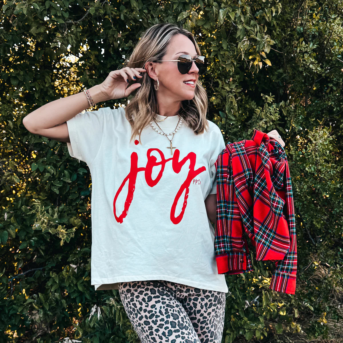 Joy High Low Tee