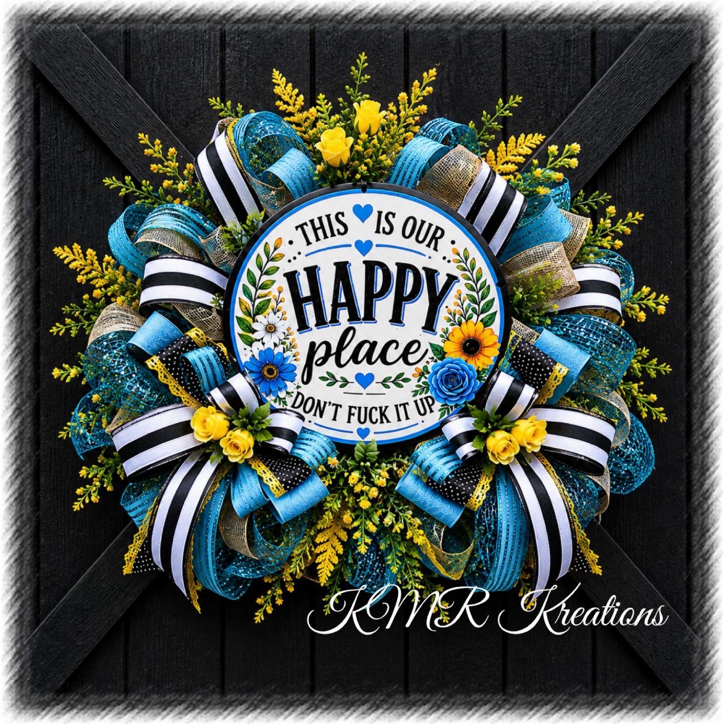 Funny Everyday Wreath 💙💛