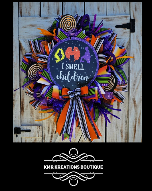 I Smell Children - Hocus Pocus Wreath