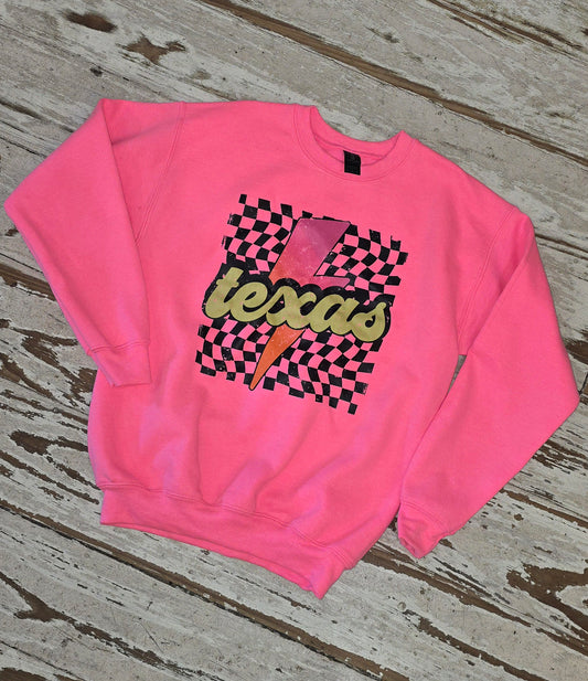 Texas Lightening Kid's Sweatshirt