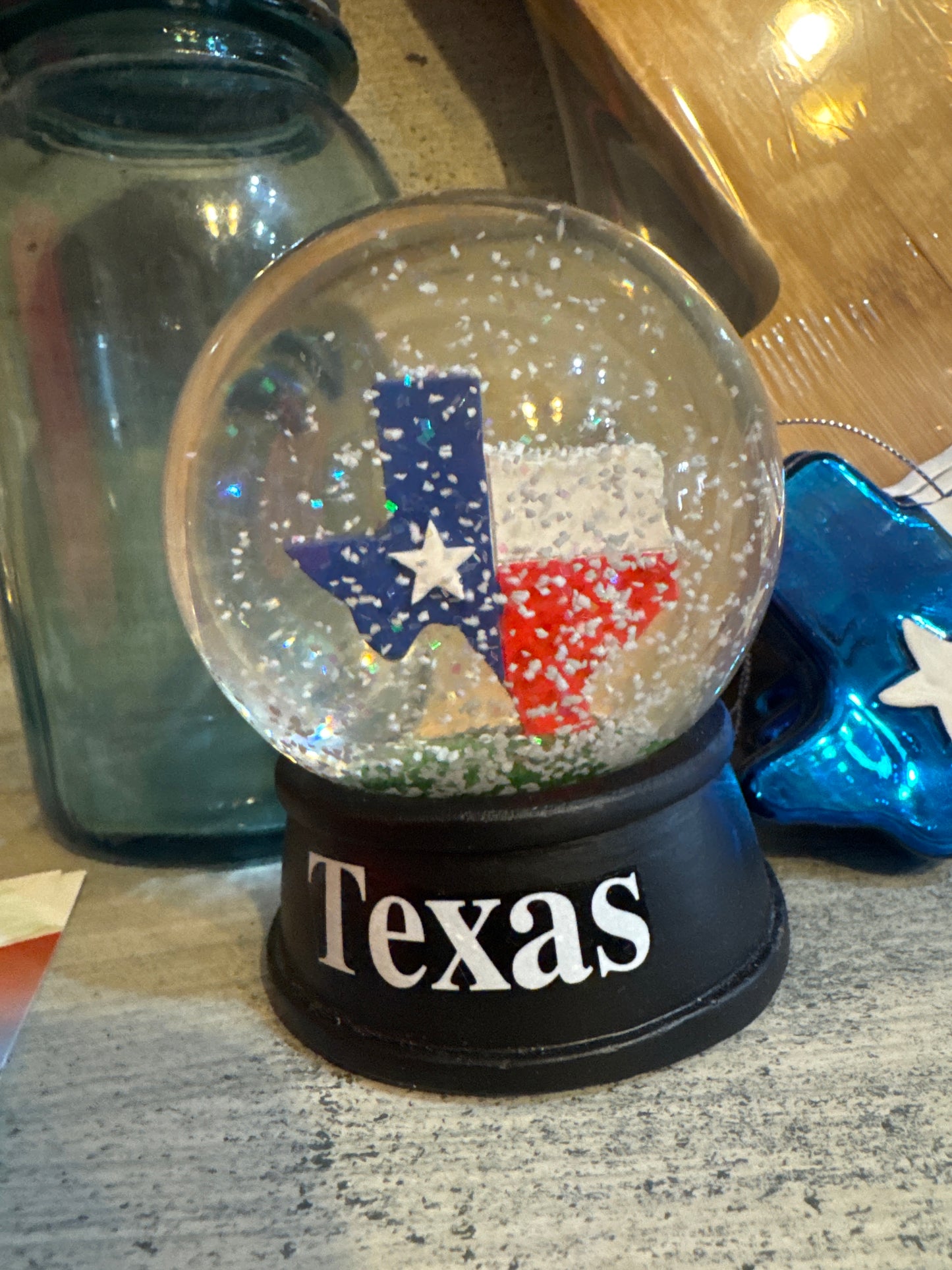 Texas Snow Globe