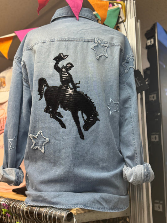 Cowboy Denim Shacket