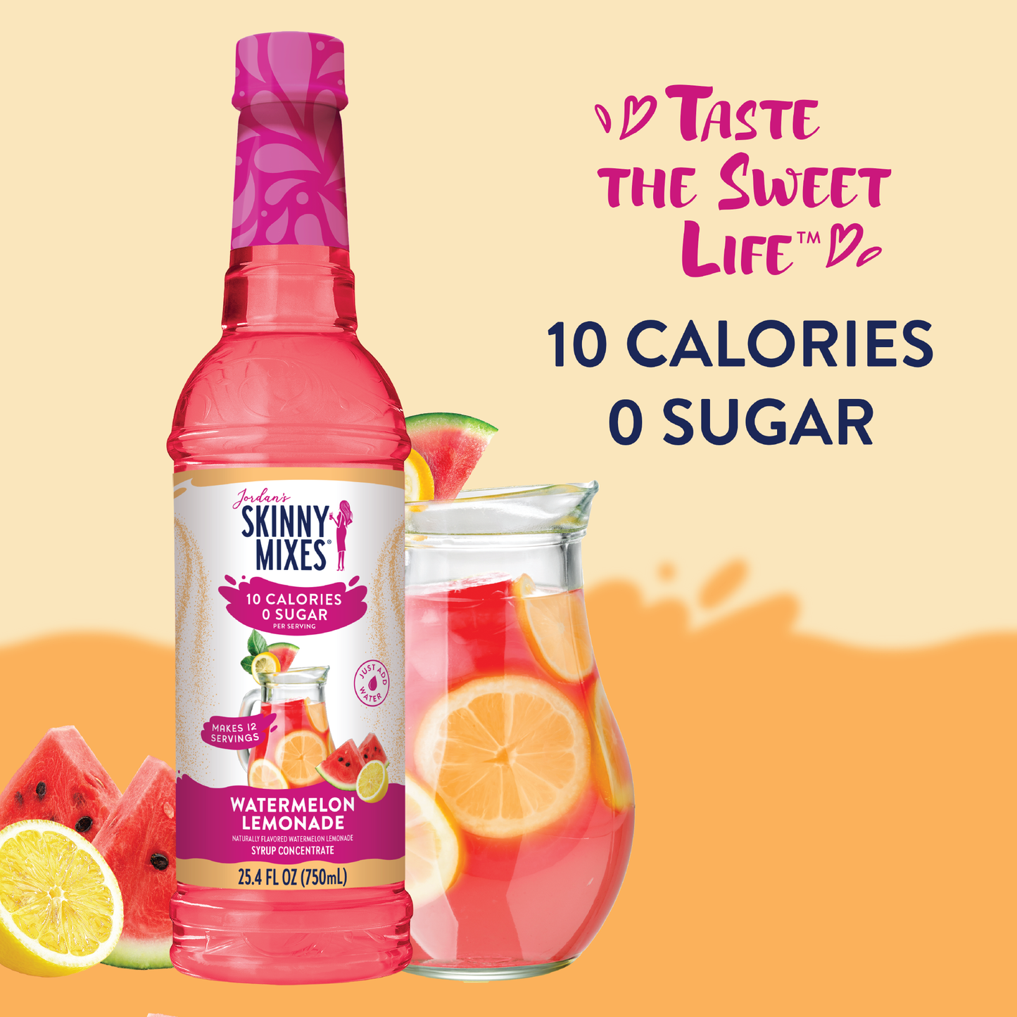 Sugar Free Watermelon Lemonade Syrup Concentrate