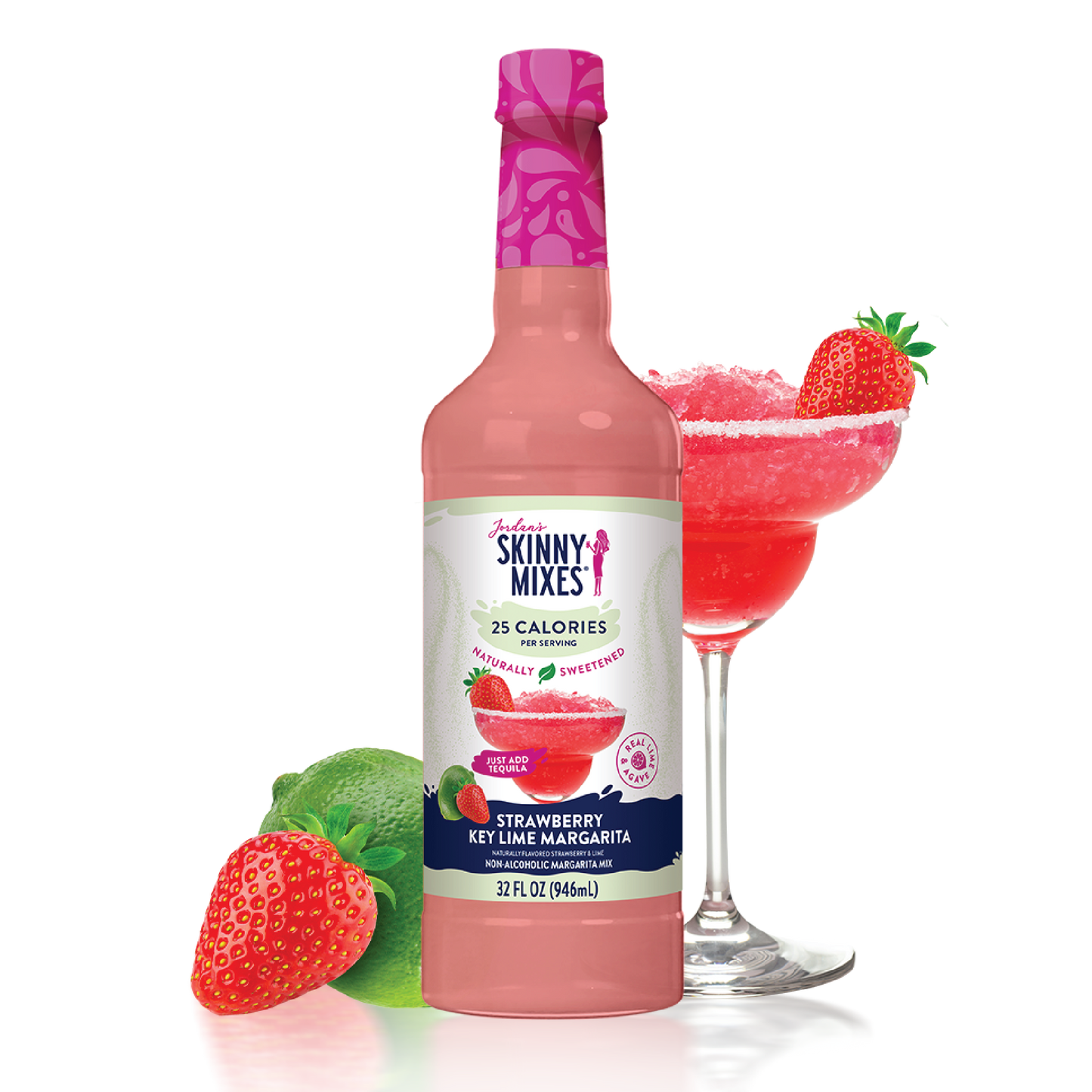 Natural Strawberry Key Lime Margarita - Mixer