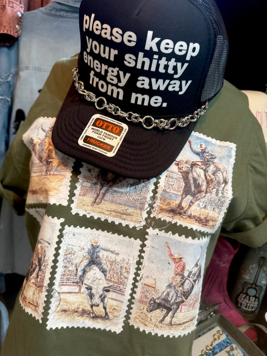 Cowboy Stamps Tee