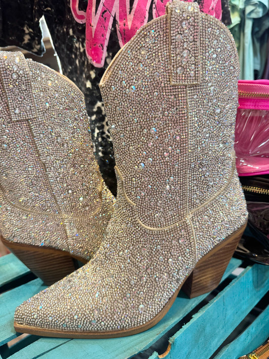Rhinestone Boots