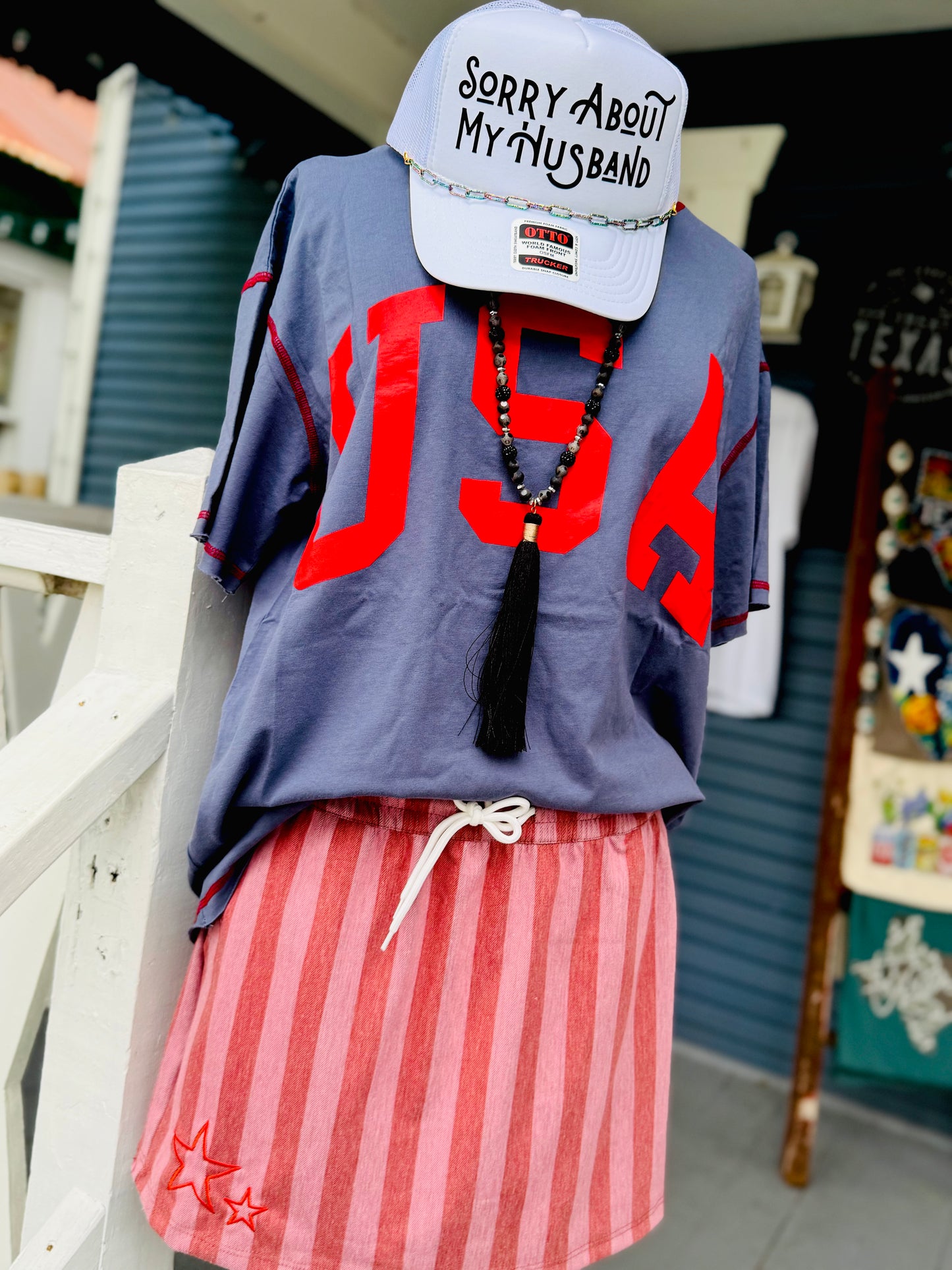 USA Navy Oversized Tee