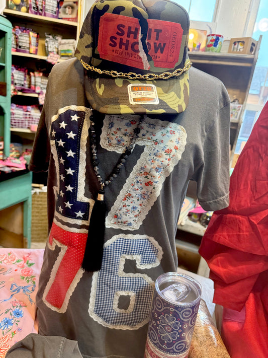 1776 Quilted Tee
