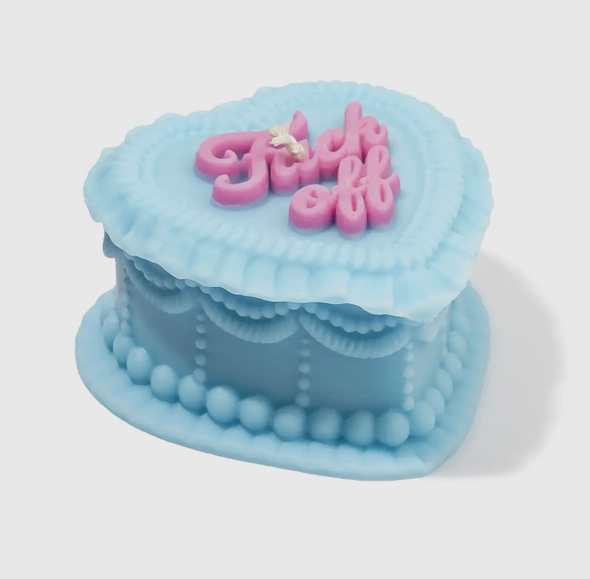 Fuck Off Heart Candle Gift