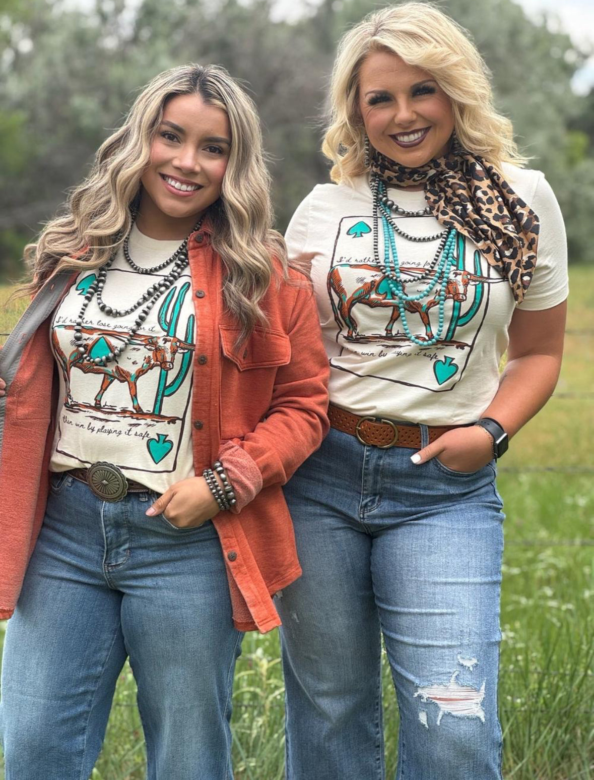 Longhorn Playing Card Tee