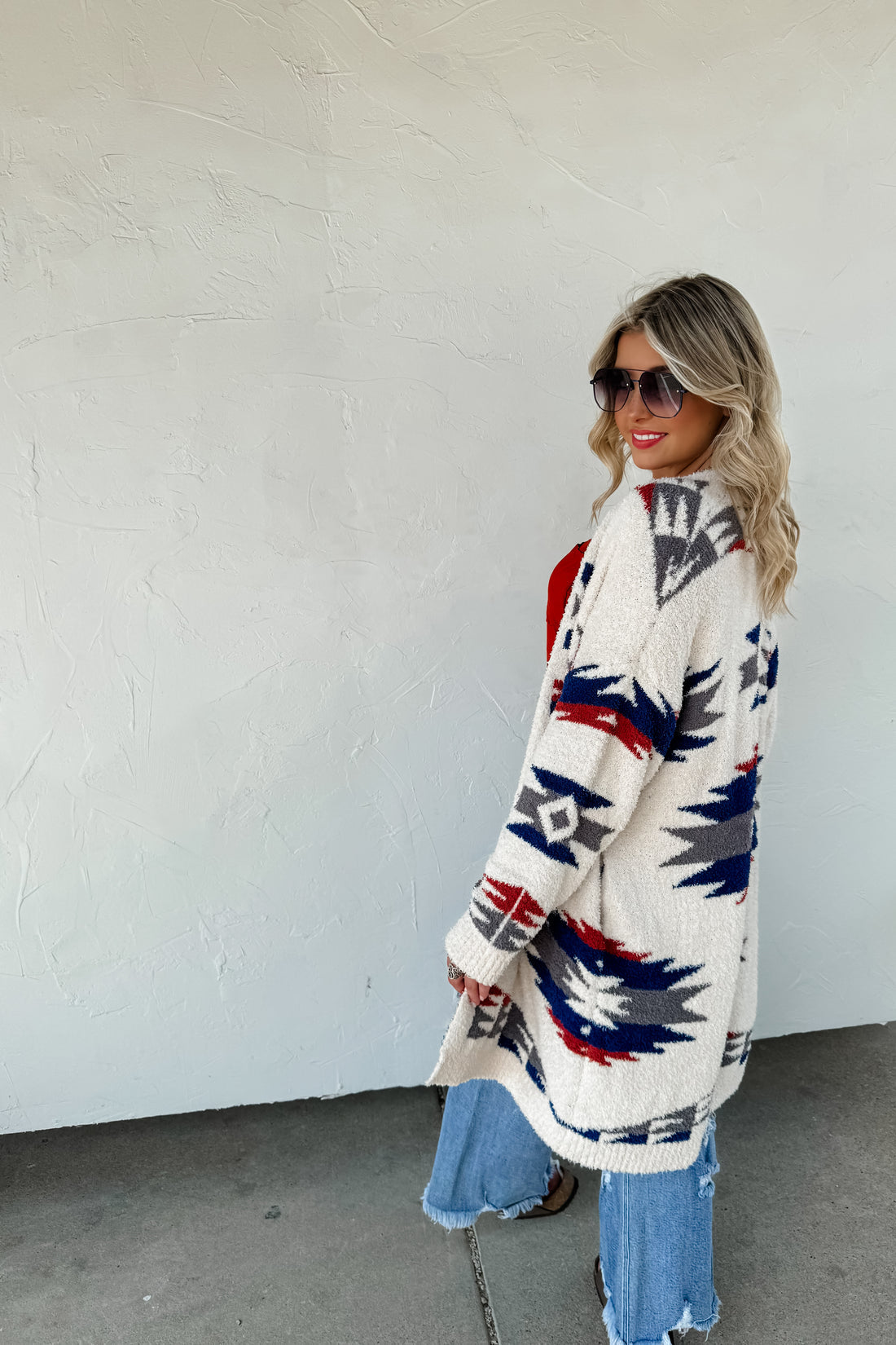 Aztec Reversible Cloud Cardigan