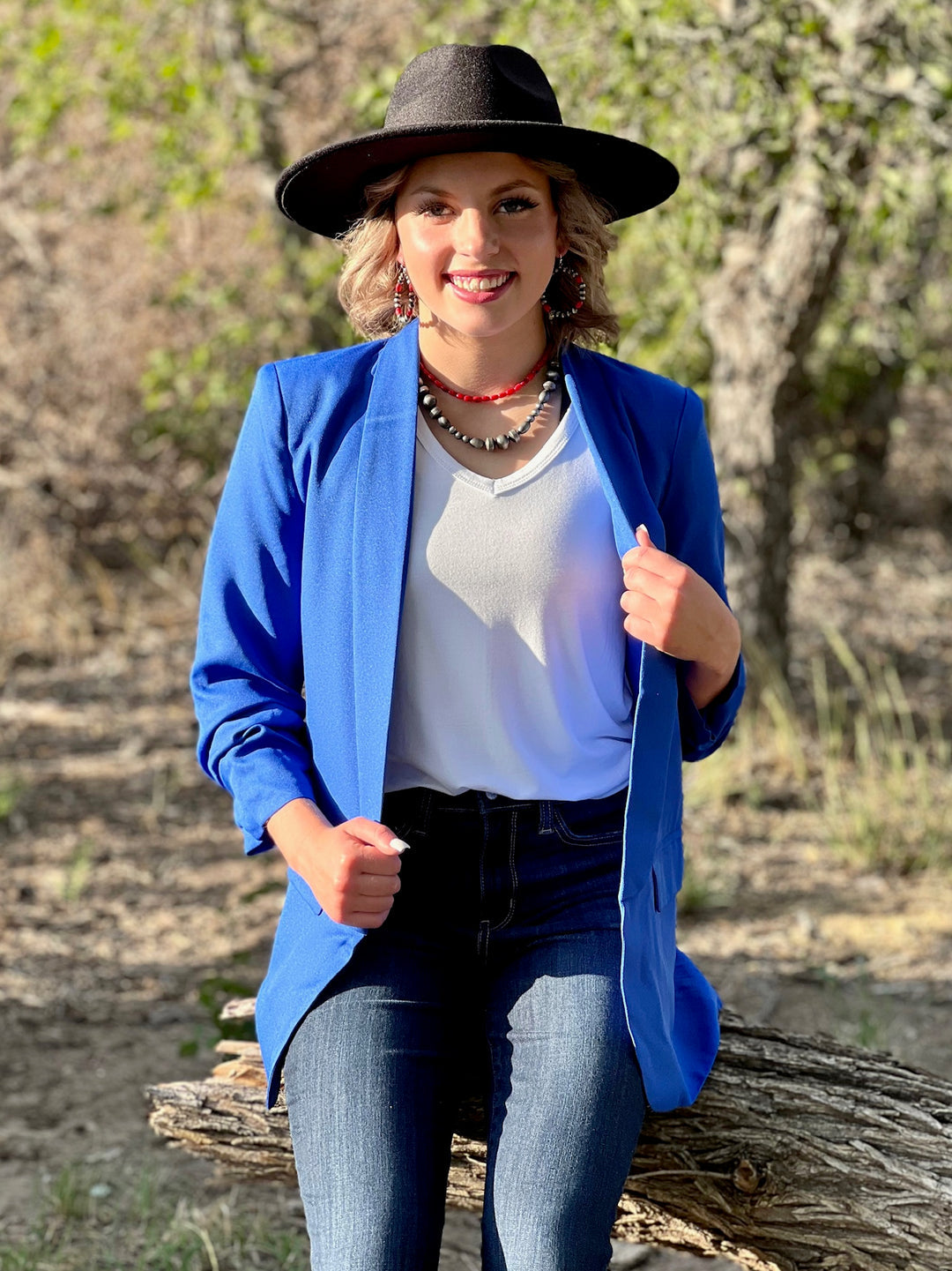 Royal Blu Jessie Blazer