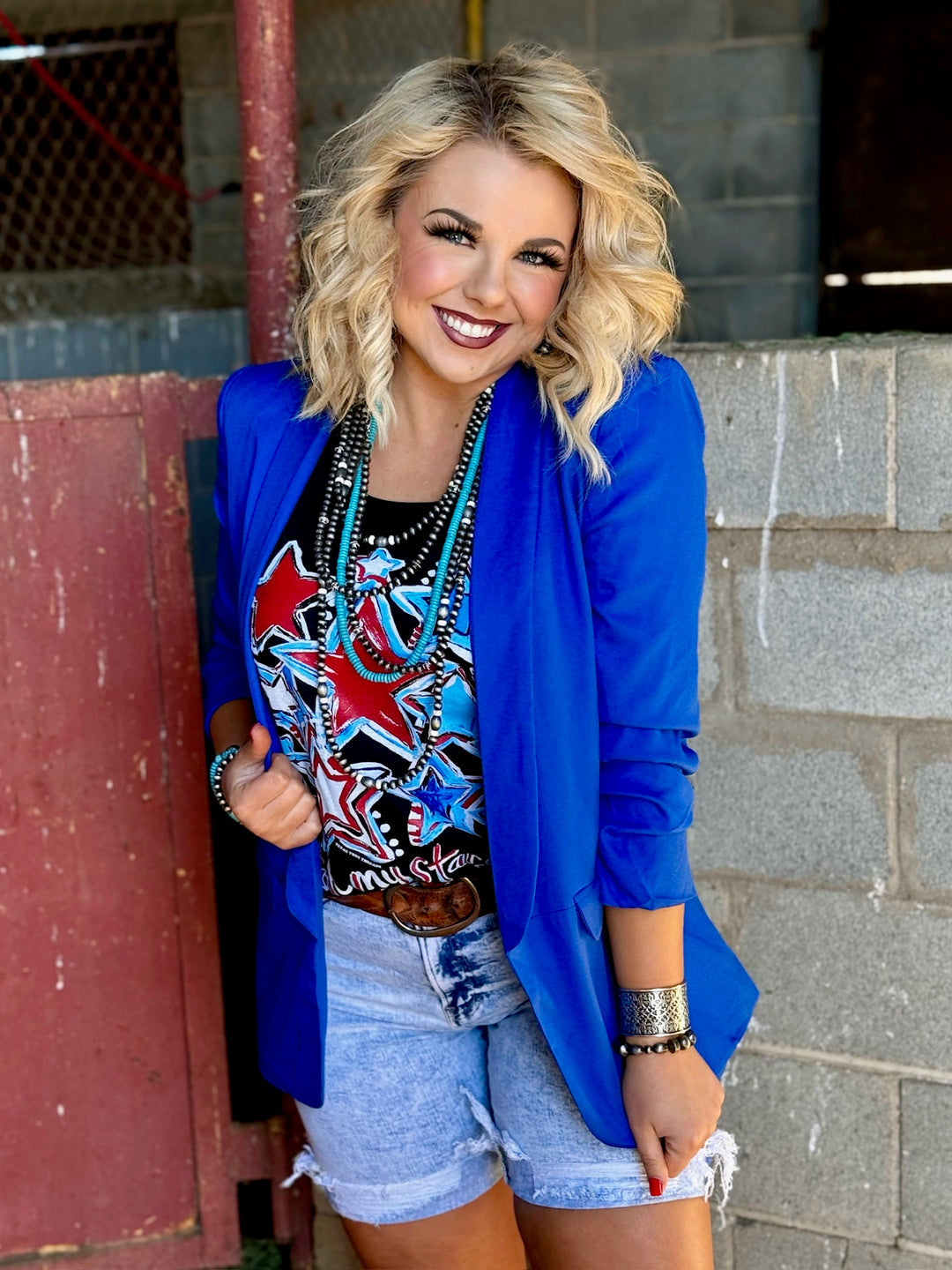 Royal Blu Jessie Blazer