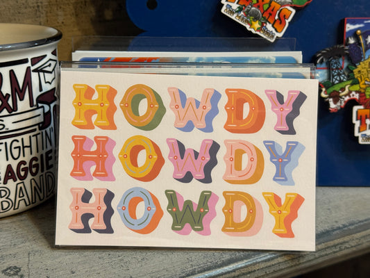 Howdy Postcard