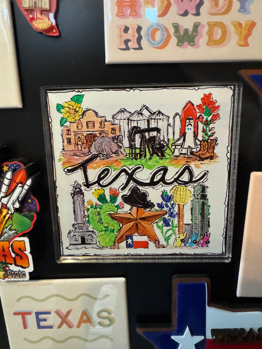 All Things Texas Acrylic Magnet