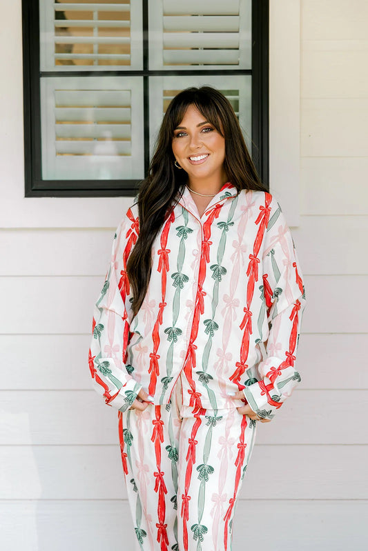 Bow Pajama Set