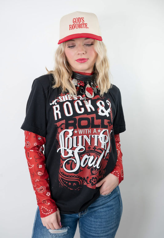 Rock N Roll Country Soul Tee