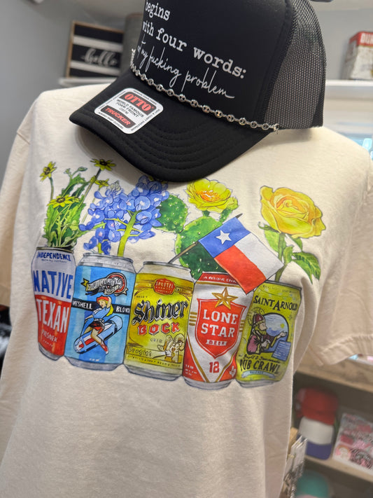 TX Beer Can Tee