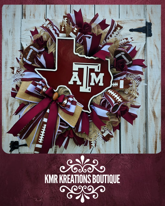 Texas A&M Collegiate Wreath