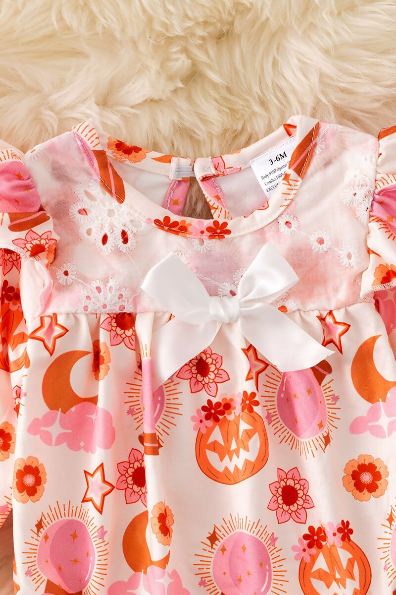 Mad pumpkin onesie