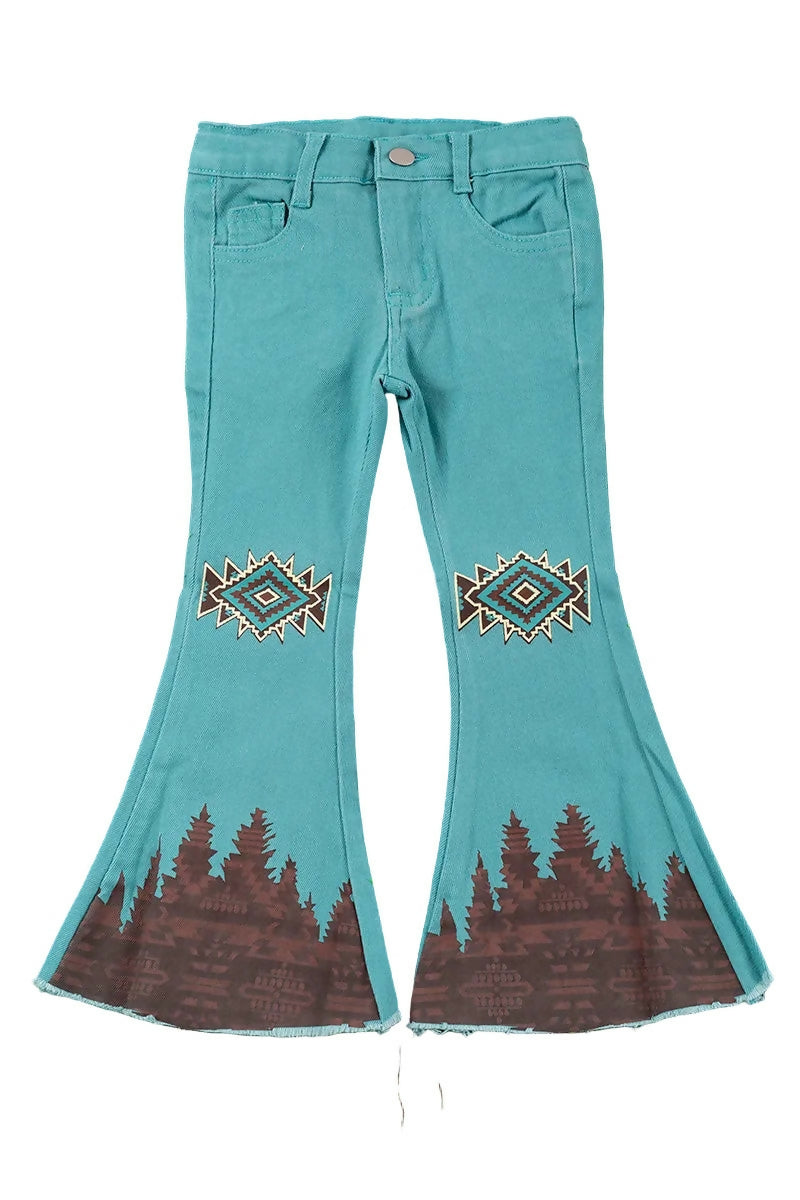 Girls Mountain Teal Jeans