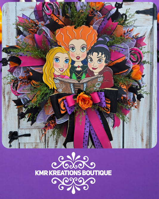 Hocus Pocus Halloween Wreath